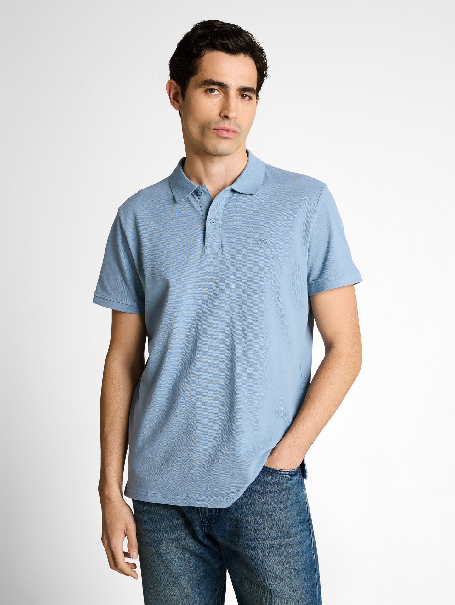 Piqué Poloshirt mit Logo-Stickerei