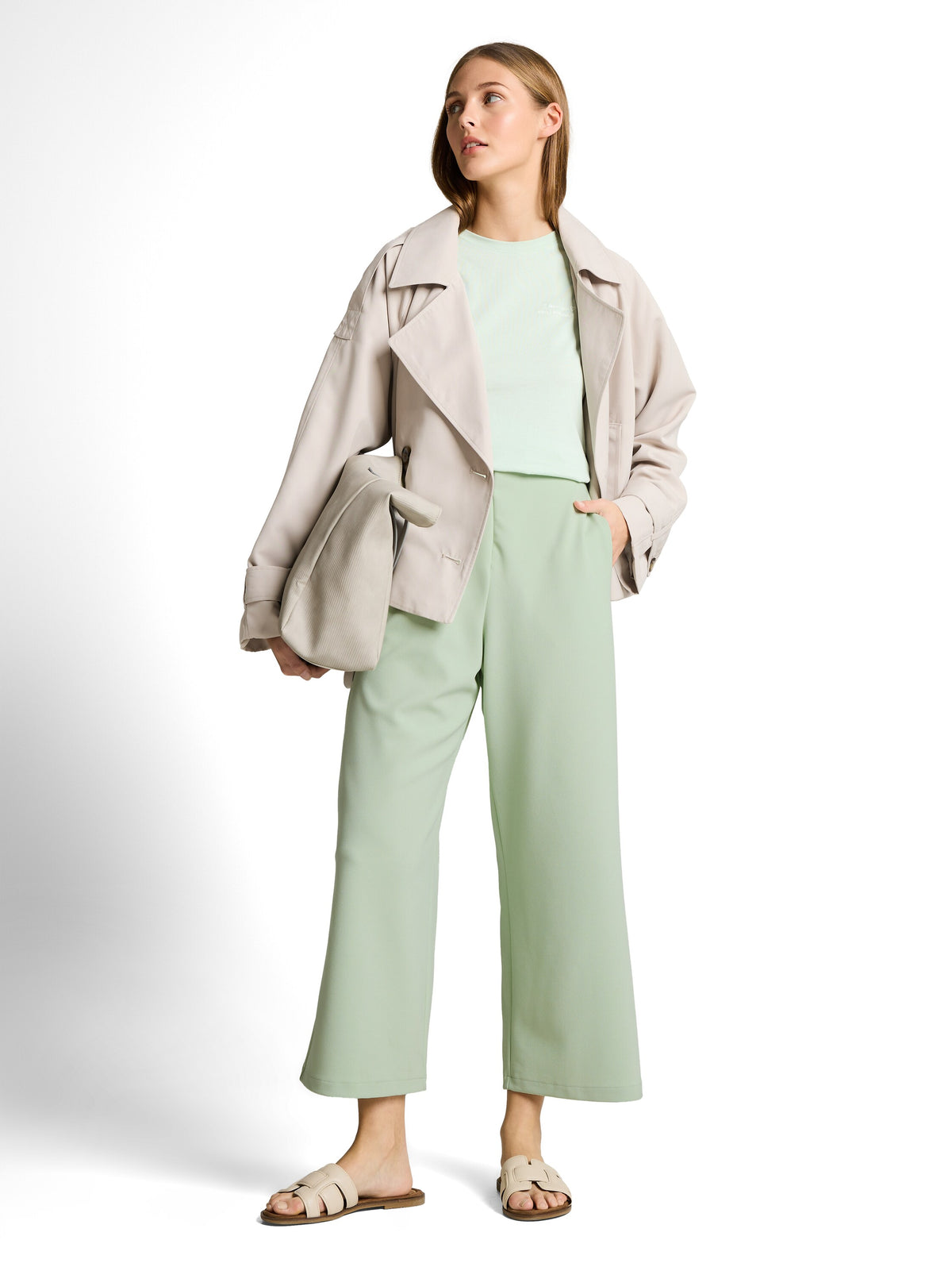High Waist Culotte Hose