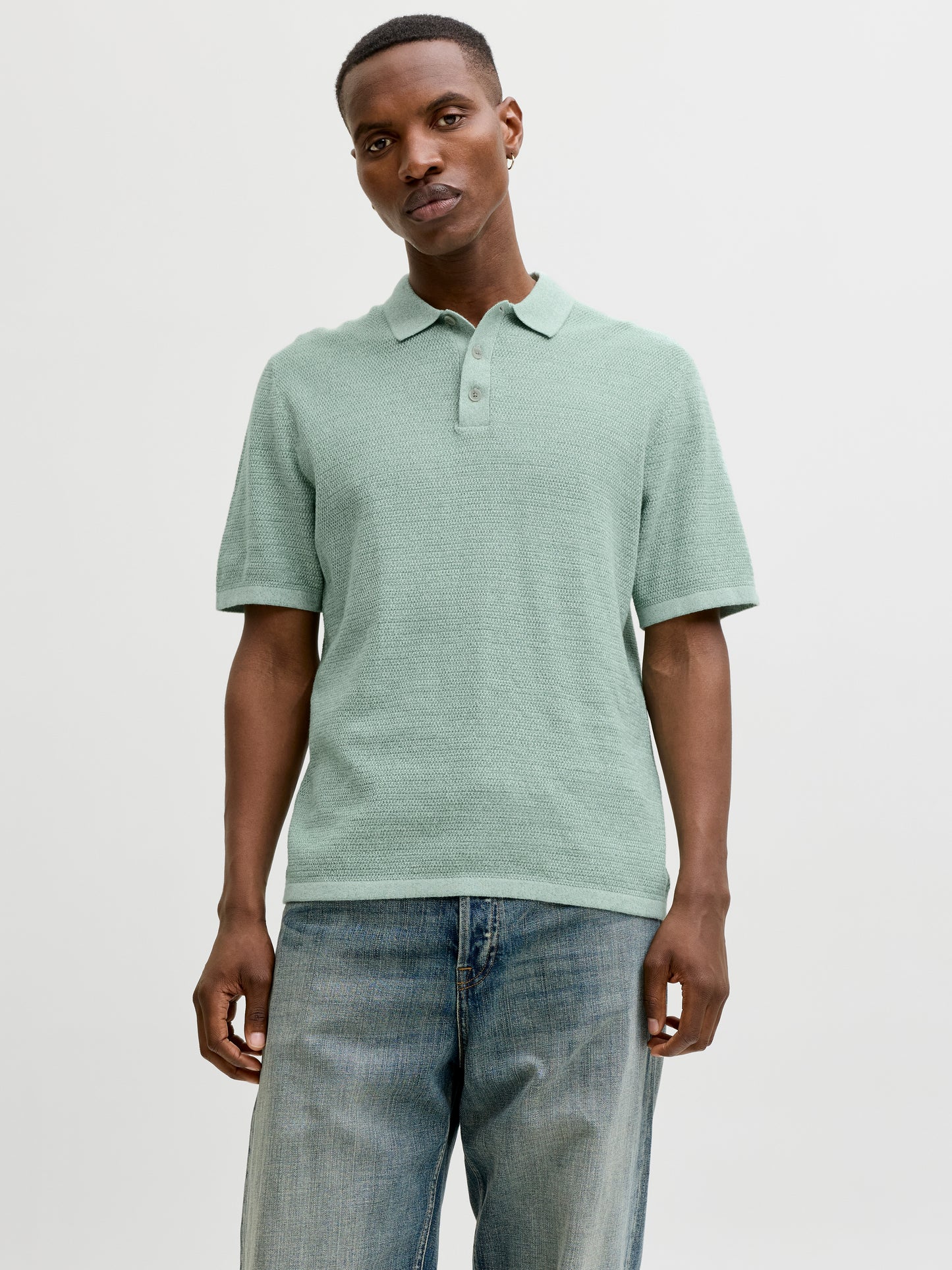 JJEGEORGE KNIT POLO SS SN