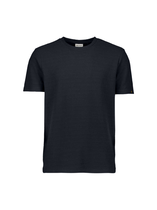 T-Shirt Crewneck Solid Jacquard