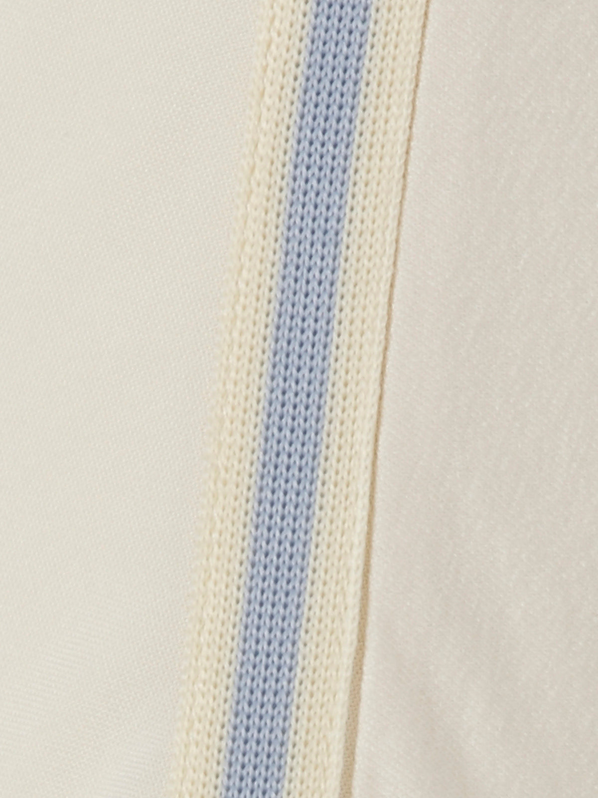Bluse V-Ausschnitt ohne Arm Materialmix