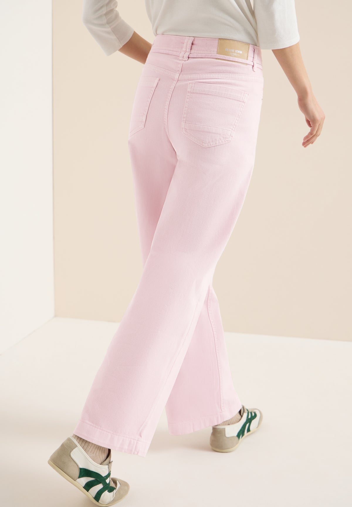 High Waist Wide Leg Jeans im Loose Fit
