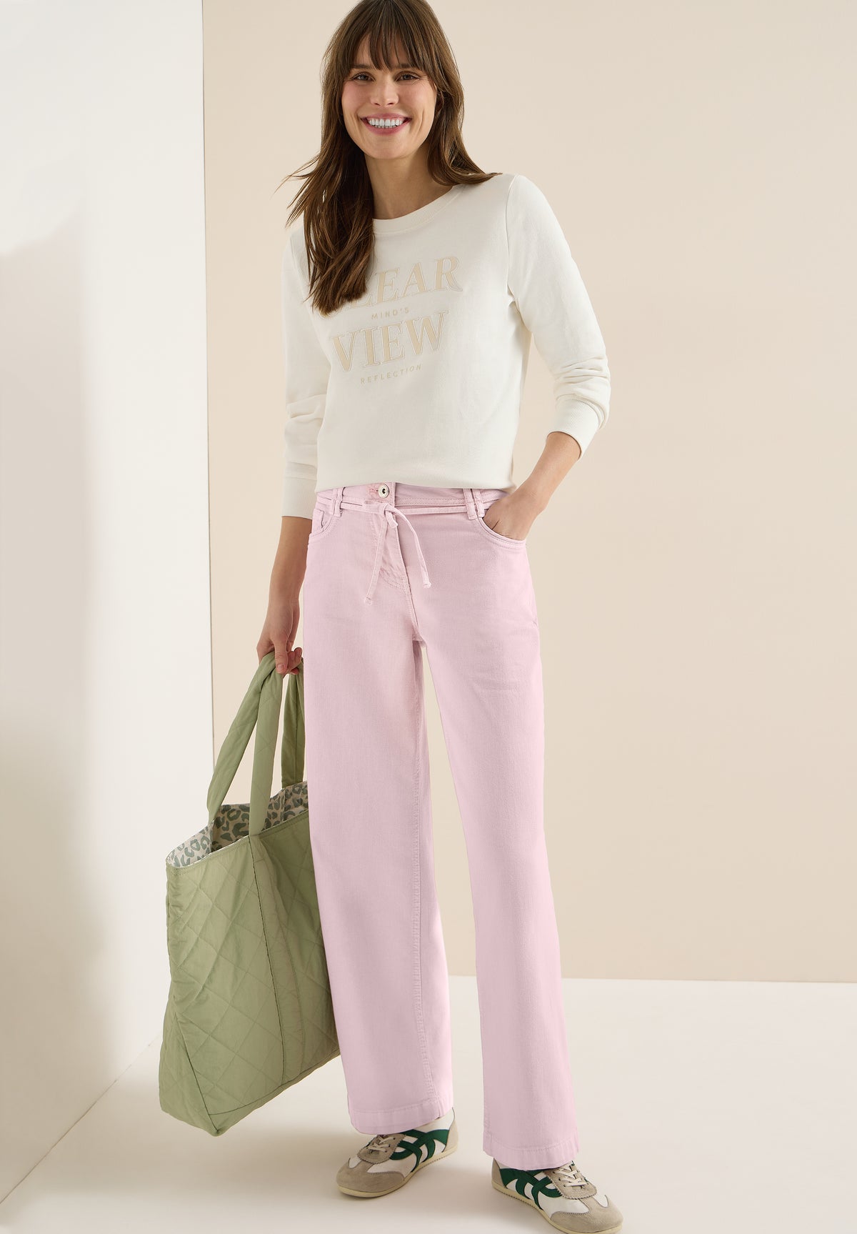 High Waist Wide Leg Jeans im Loose Fit