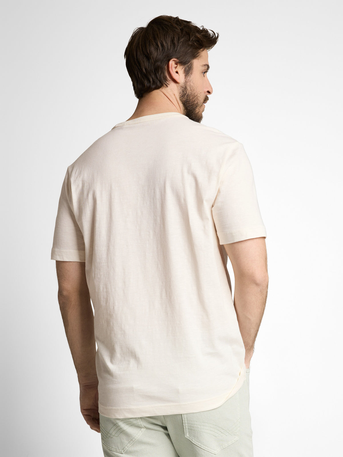 Basic T-Shirt aus Baumwolle