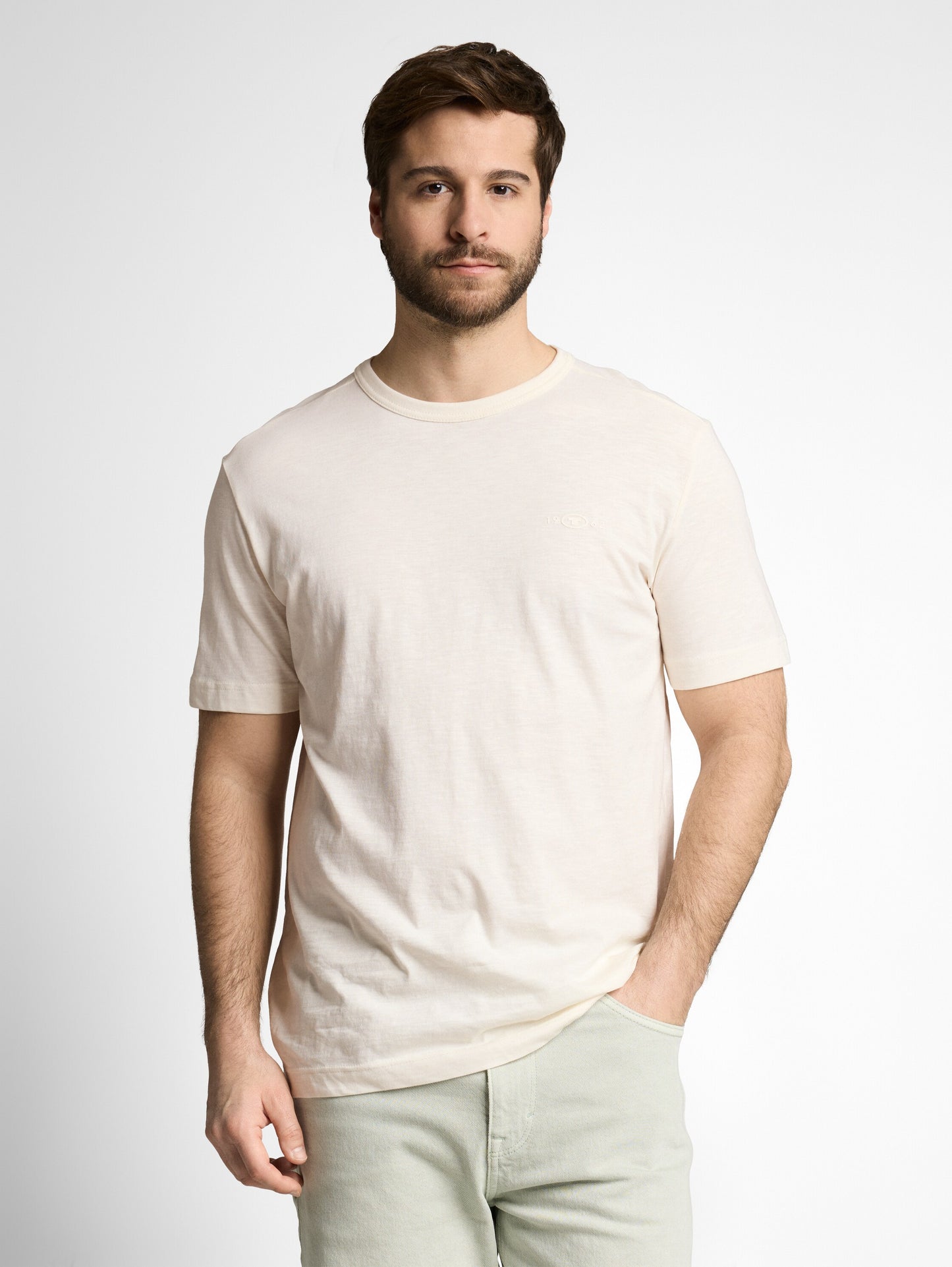 Basic T-Shirt aus Baumwolle