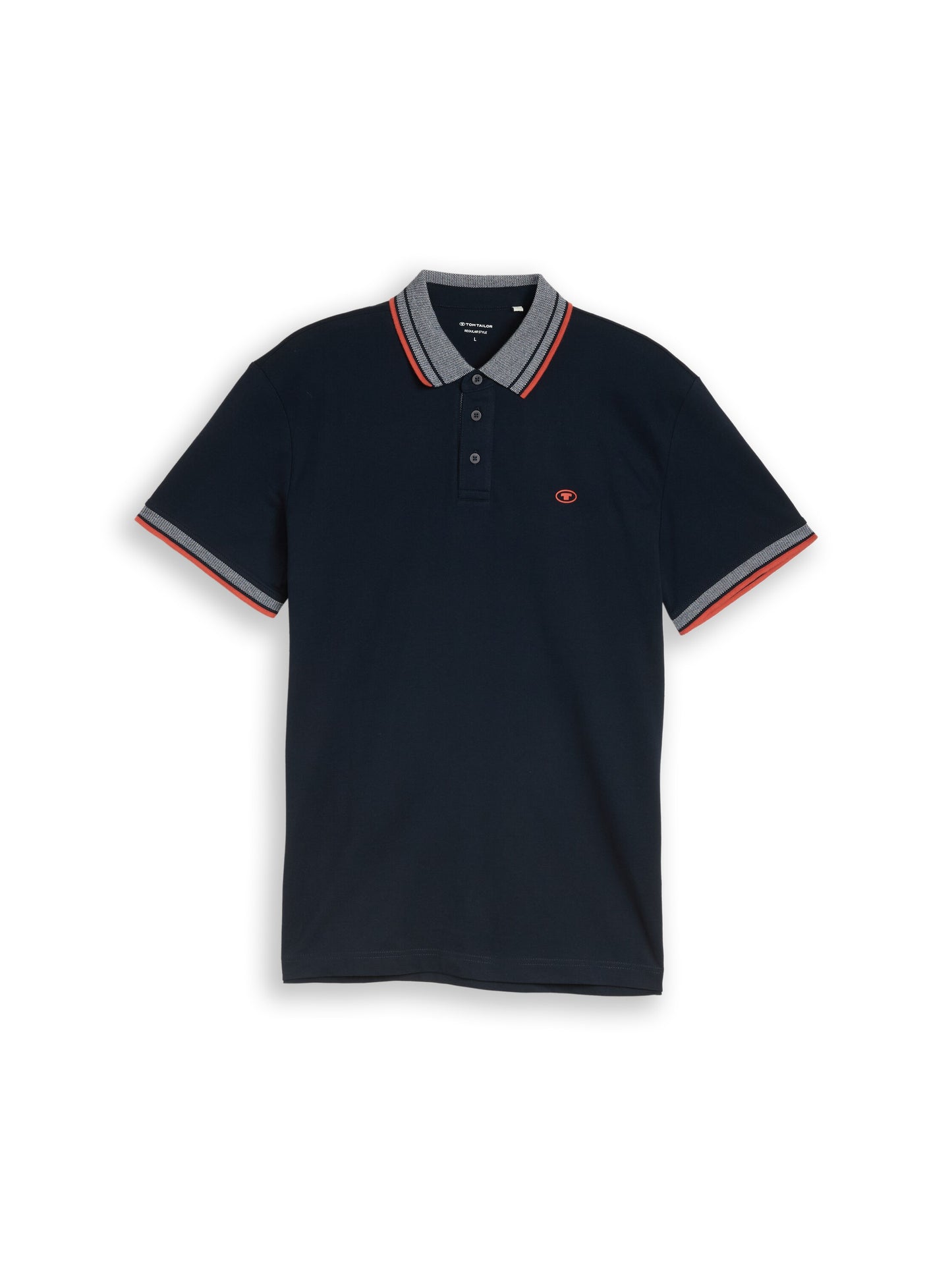 Piqué Poloshirt mit Logo-Print