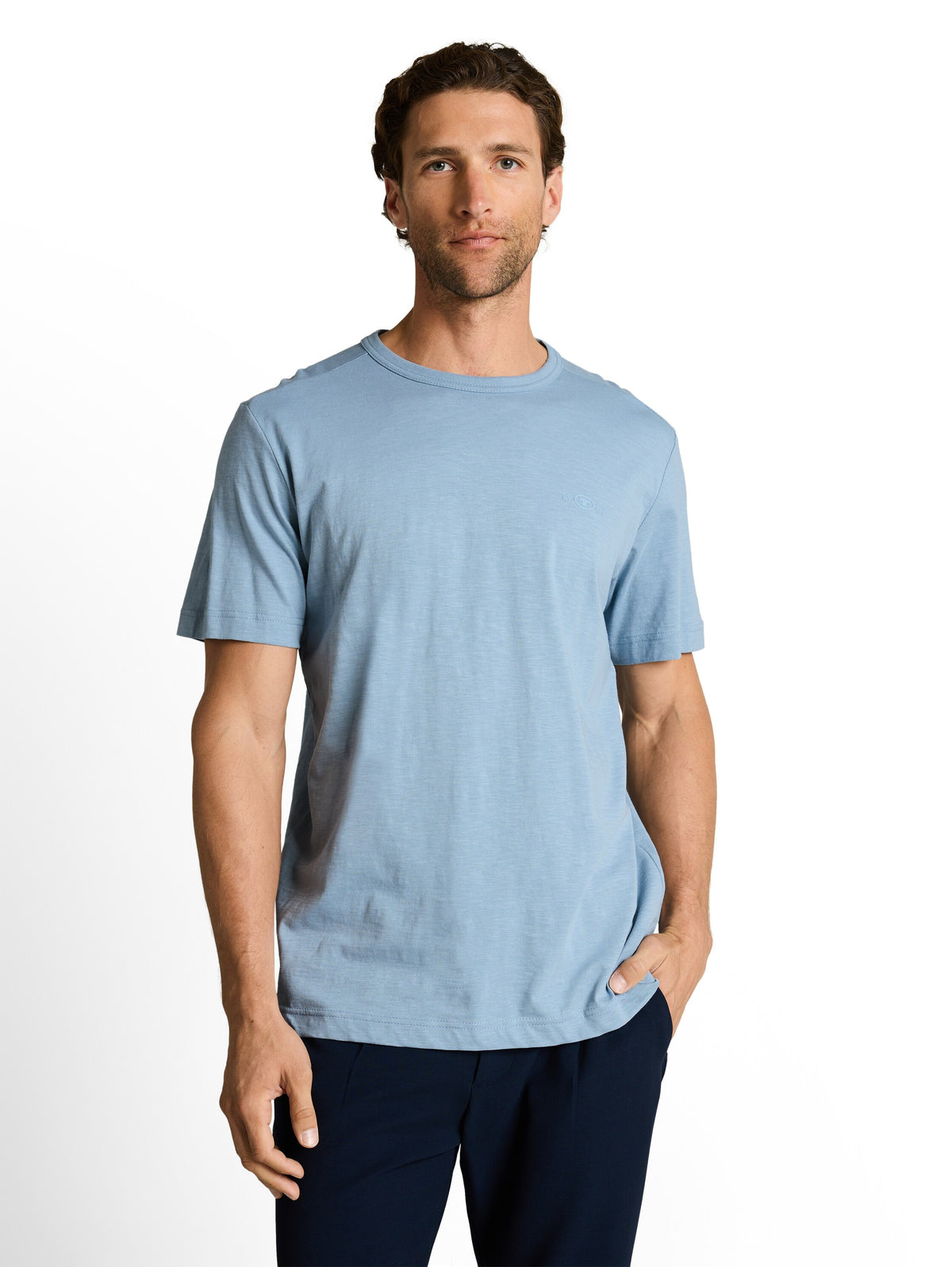 Basic T-Shirt aus Baumwolle