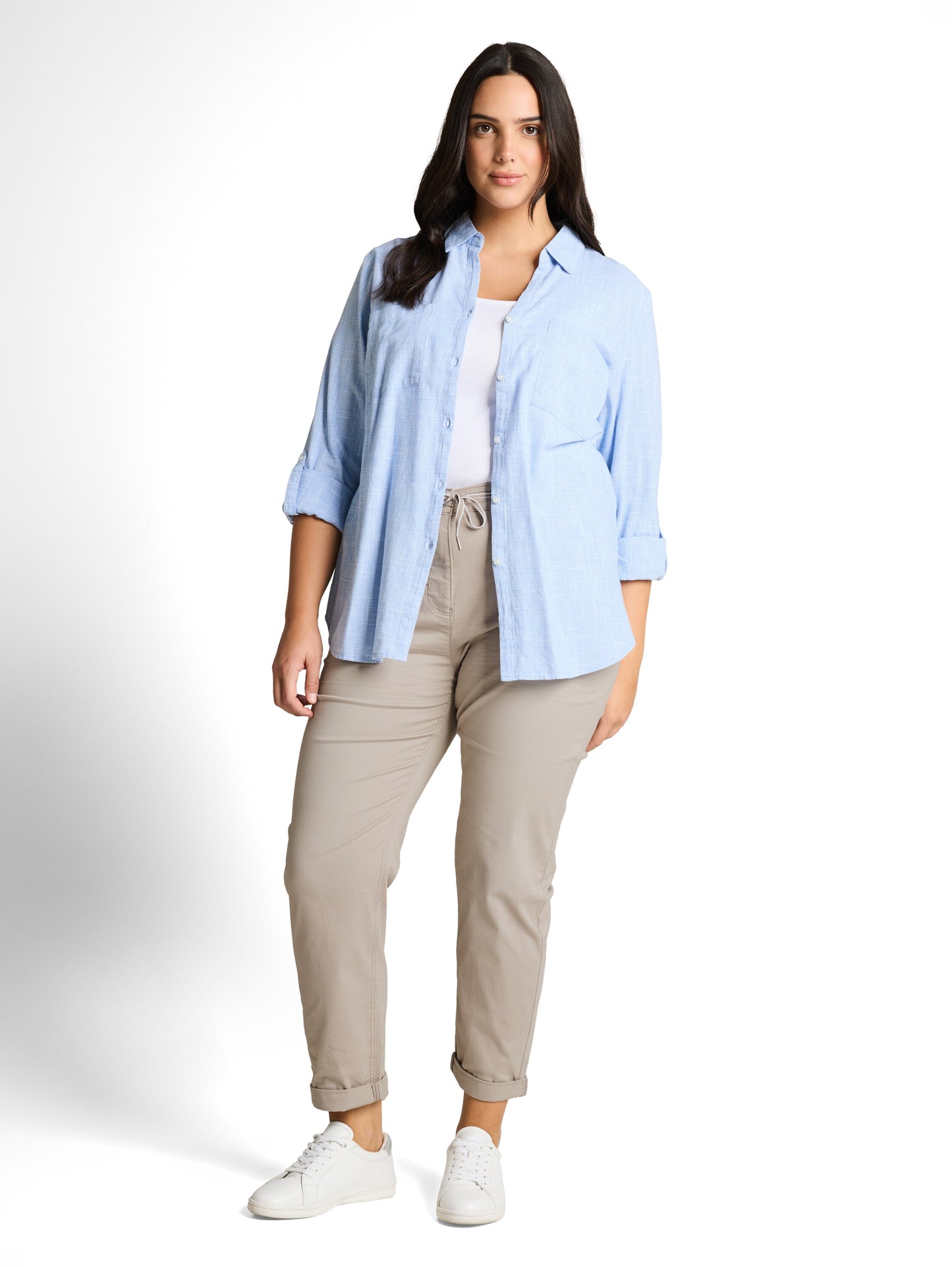 Plus Size - Cropped Slim Hose