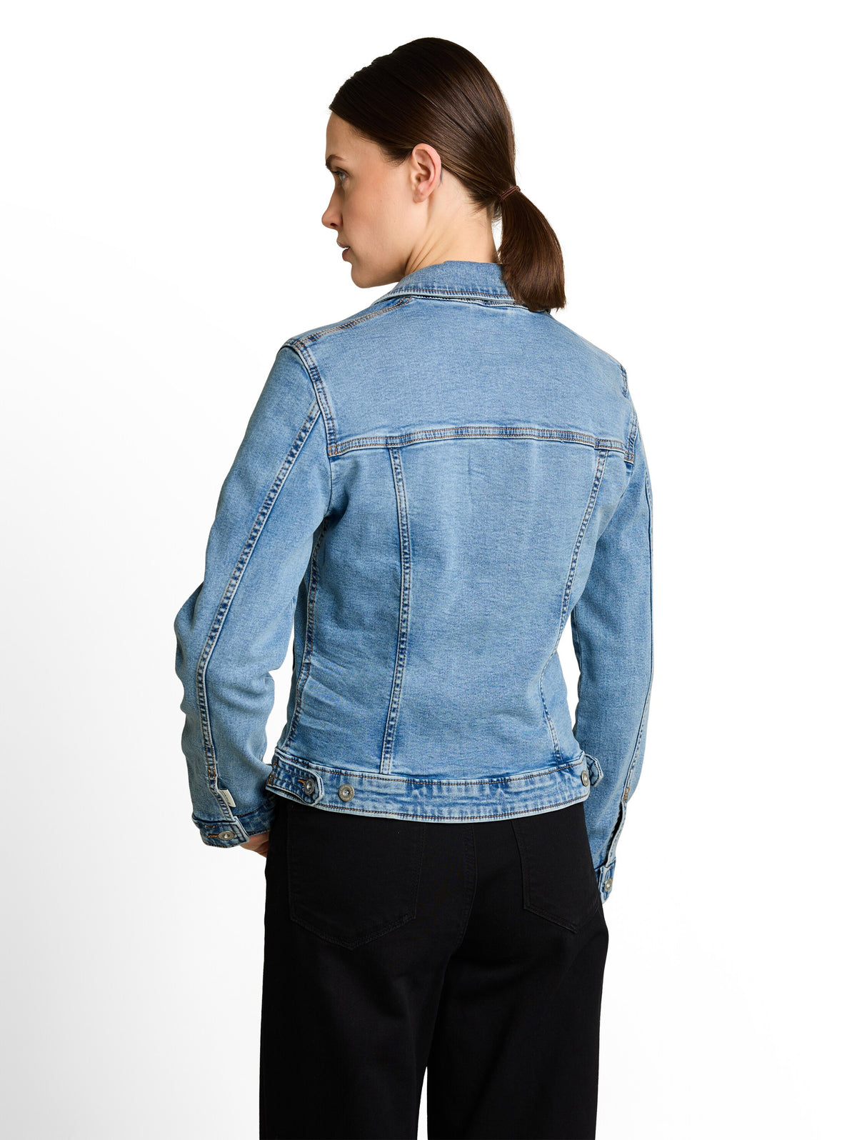 Jeansjacke mit Eingriffstaschen