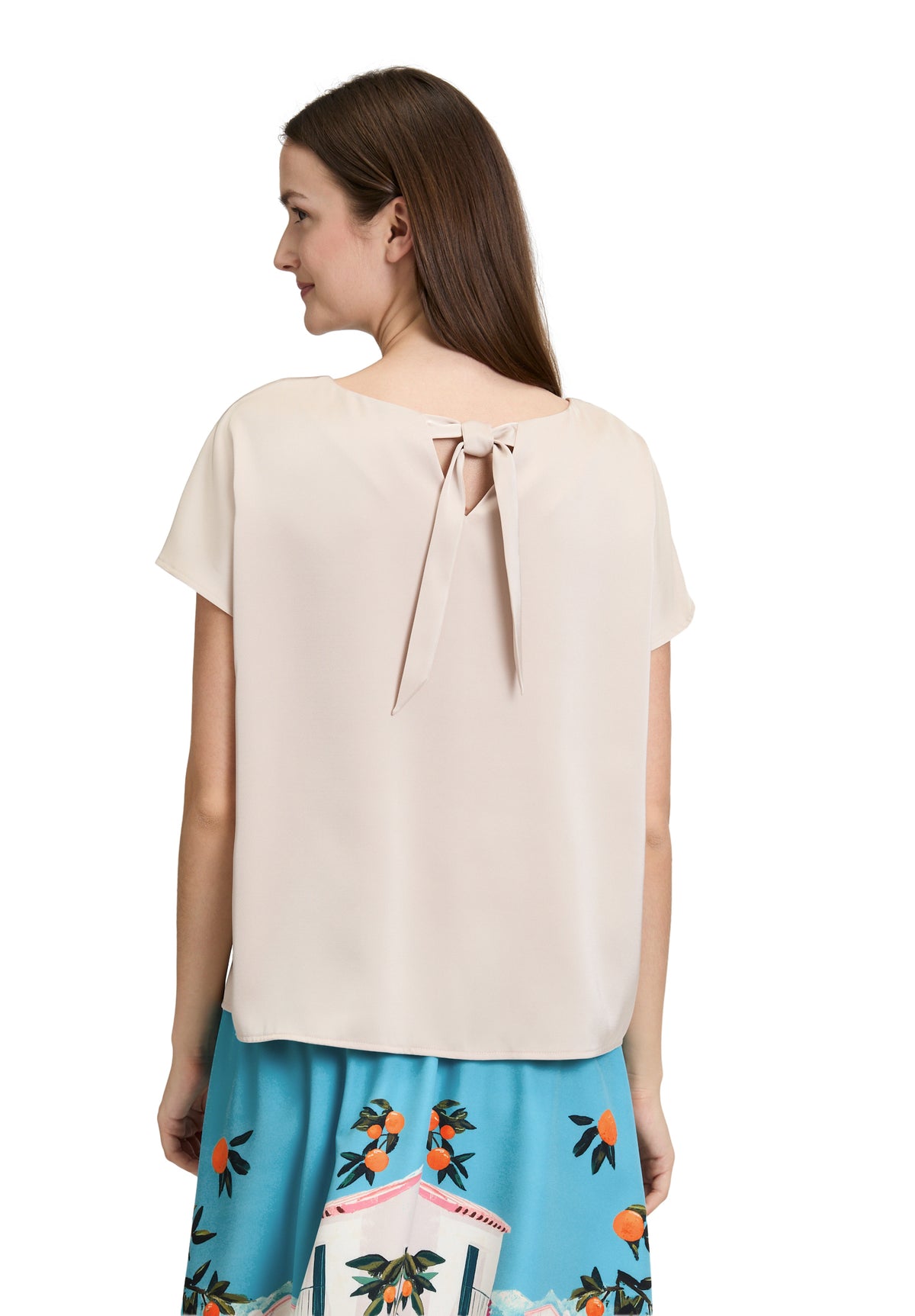 Satin-Bluse