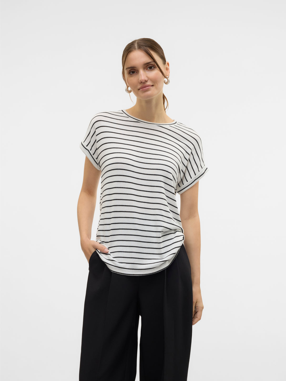 VMBRIANNA SS O-NECK PULLOVER BOO  REP