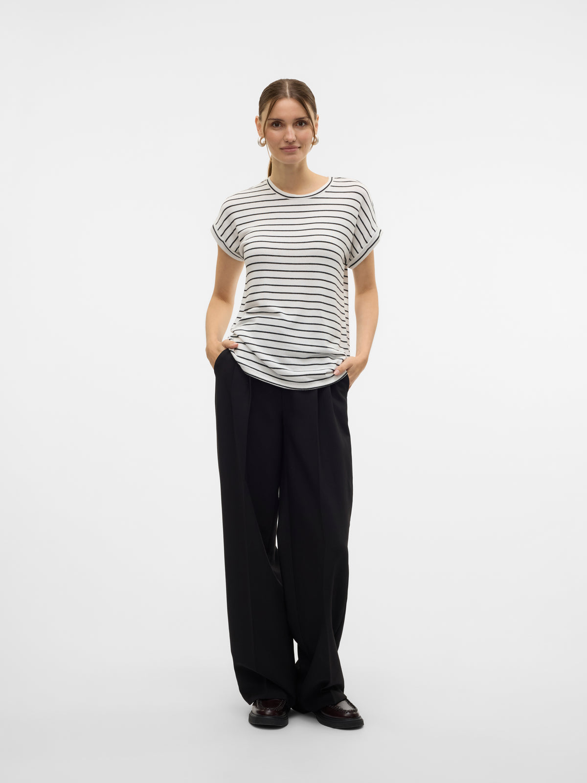 VMBRIANNA SS O-NECK PULLOVER BOO  REP