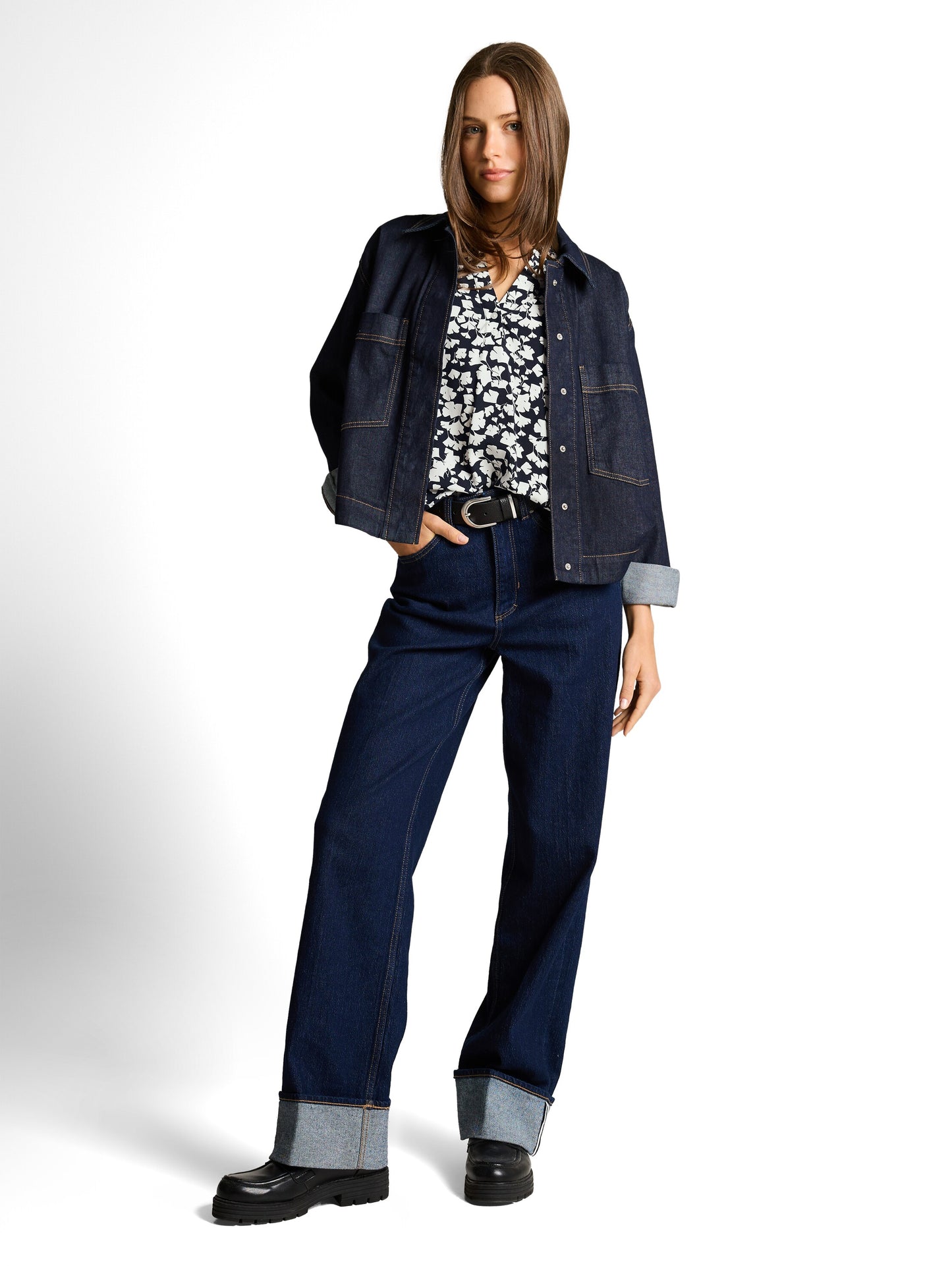 Bluse mit Muster