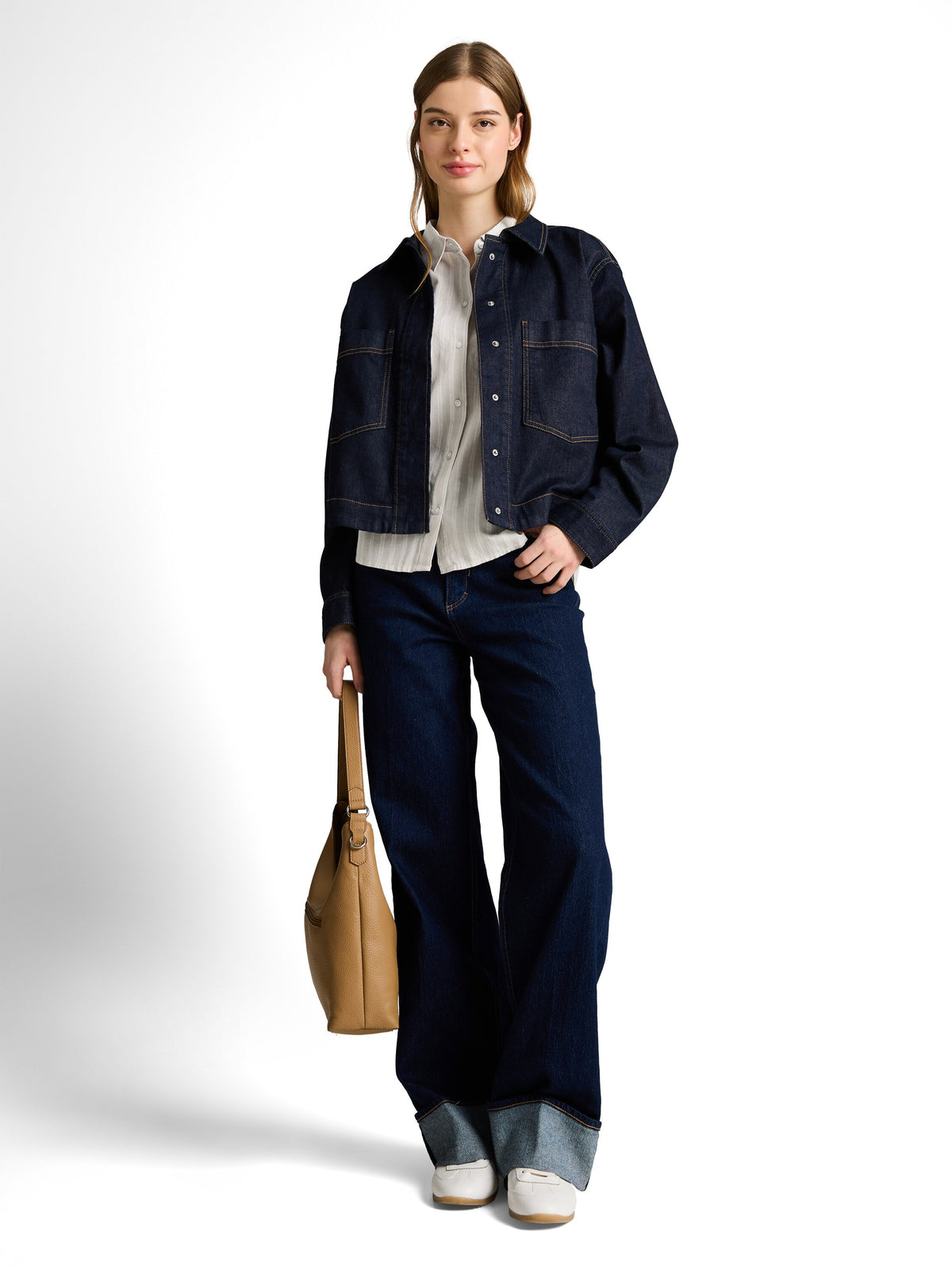 Bluse mit Streifenmuster
