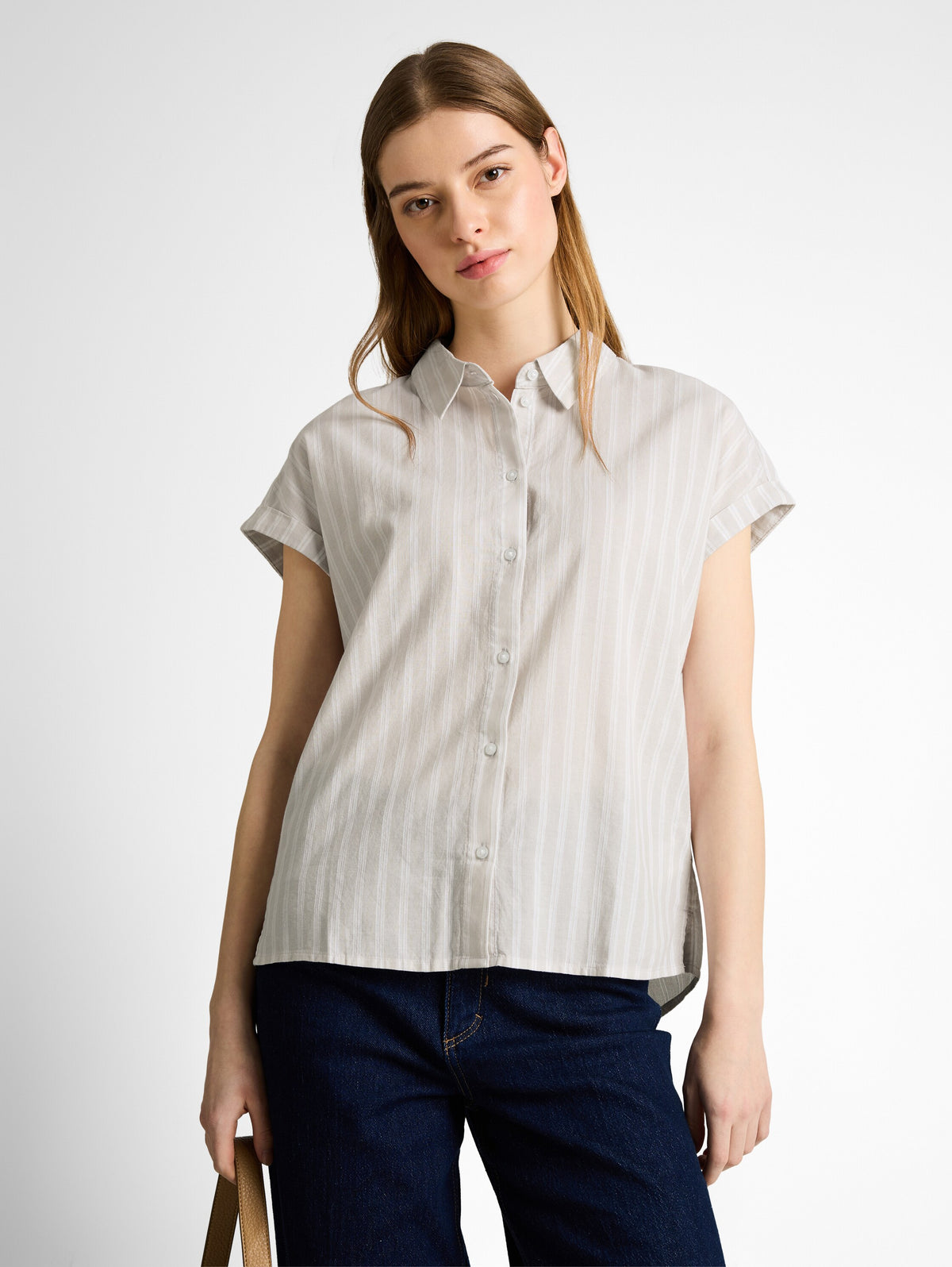 Bluse mit Streifenmuster