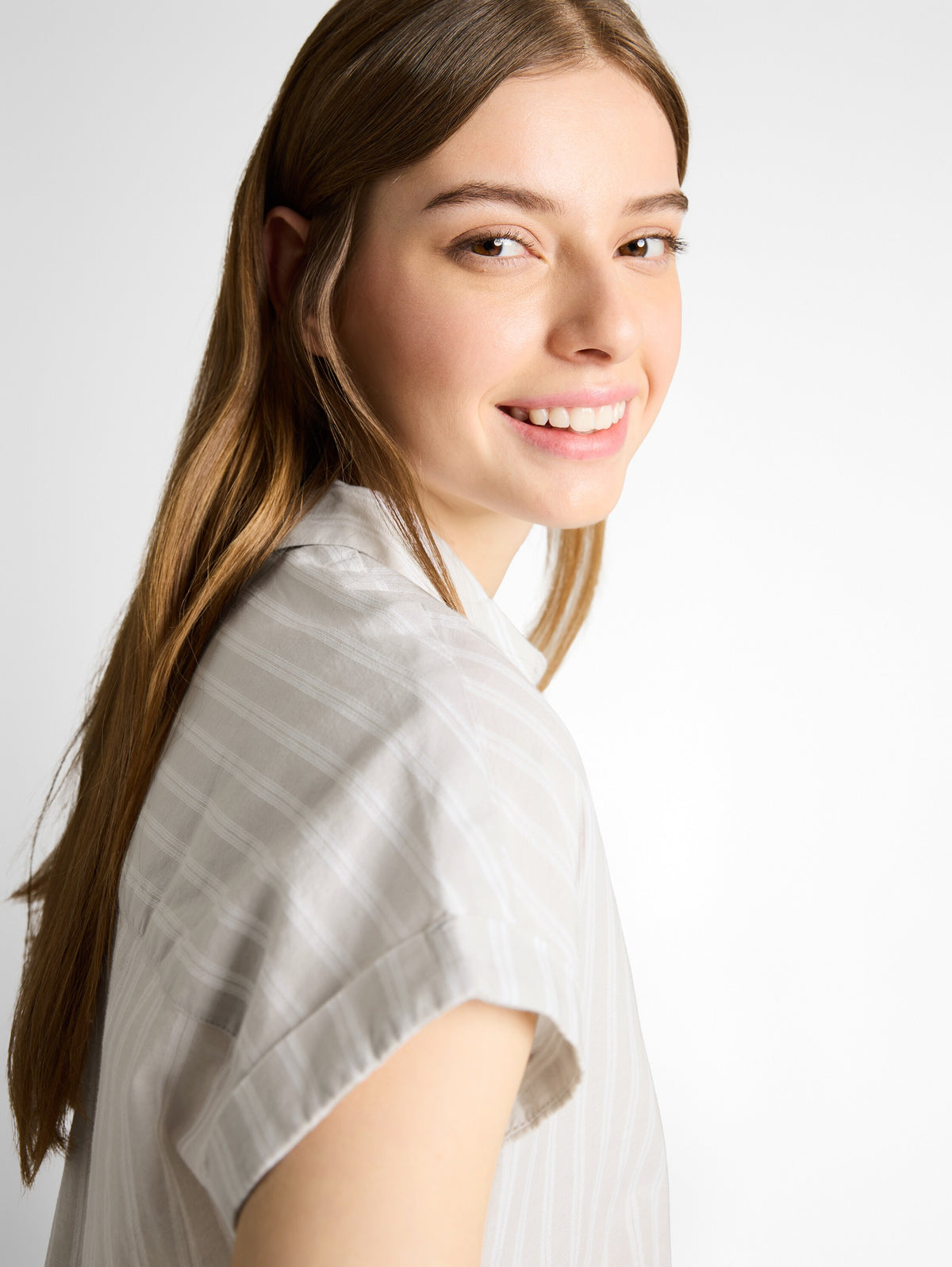 Bluse mit Streifenmuster