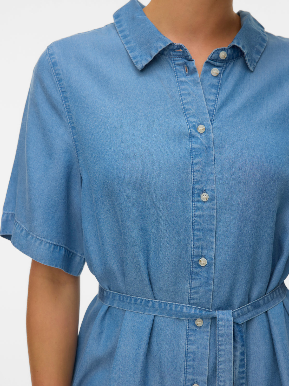 VMBREE SS SHORT TENCEL SHIRT DRESS