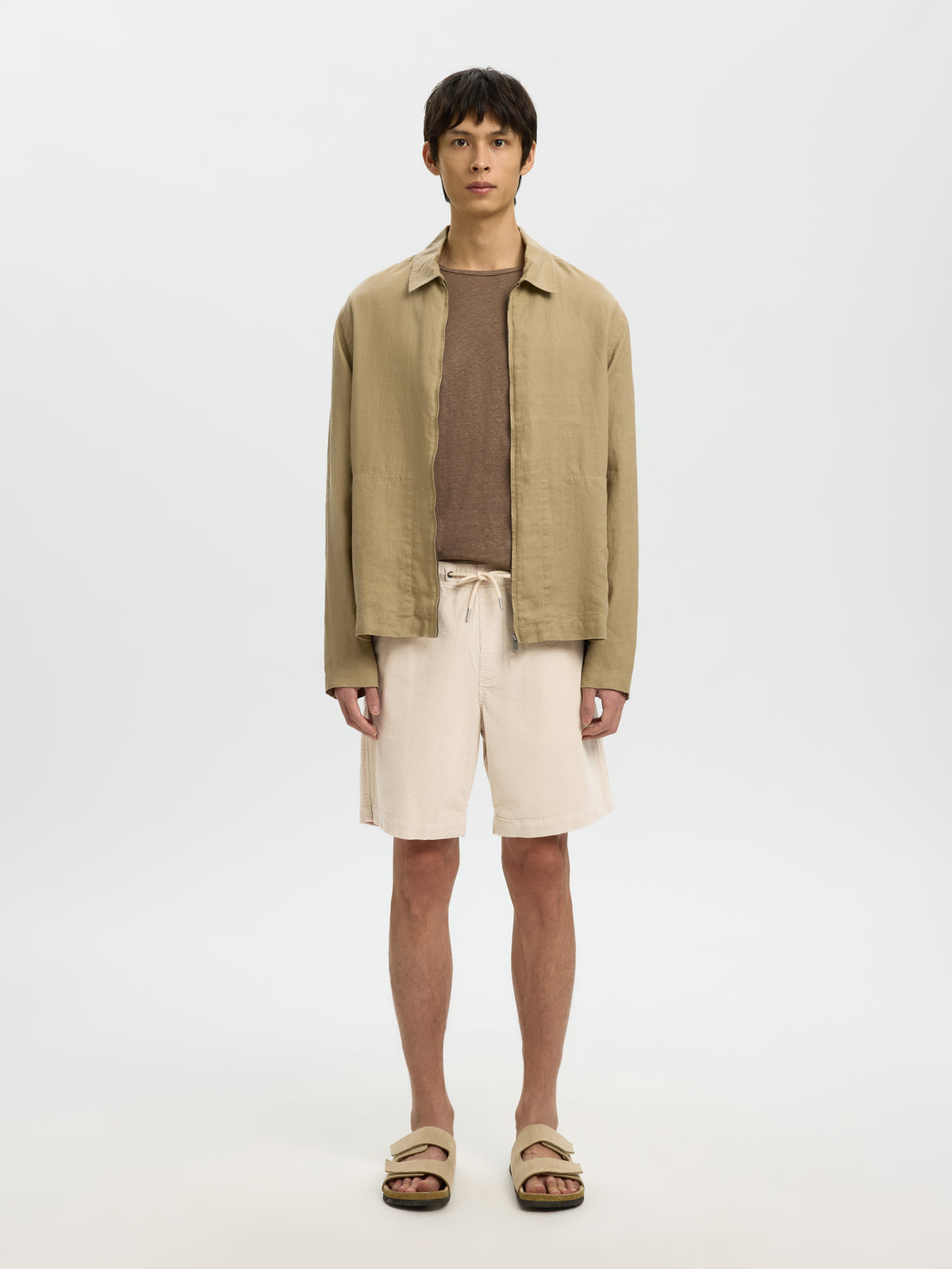 SLMREGULAR-JACE CORDUROY SHORTS NOOS