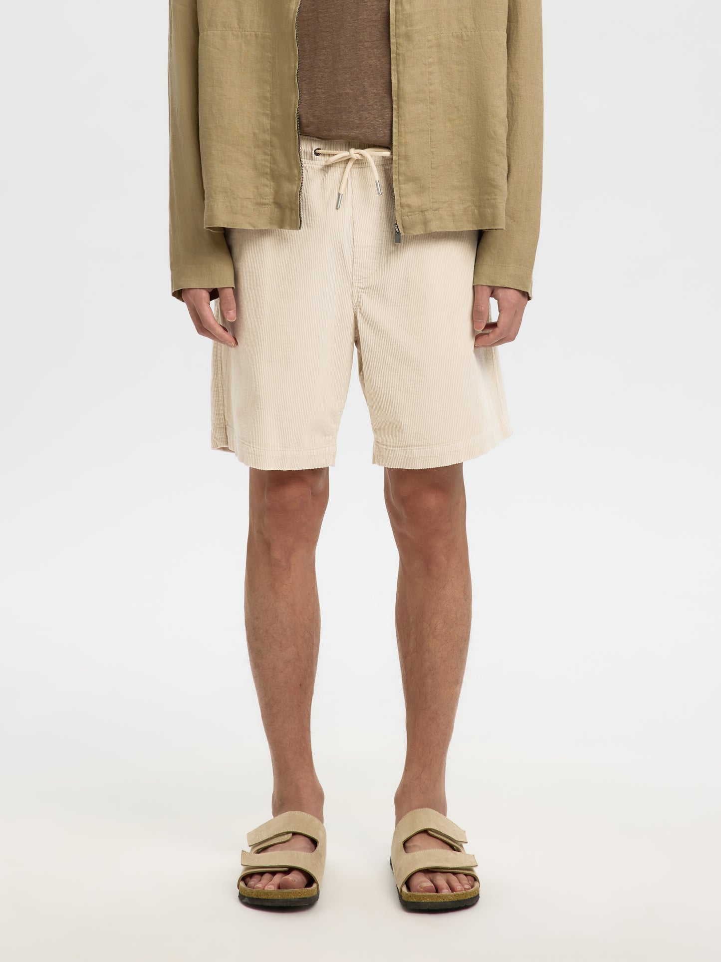 SLHREGULAR-JACE CORDUROY SHORTS NOOS