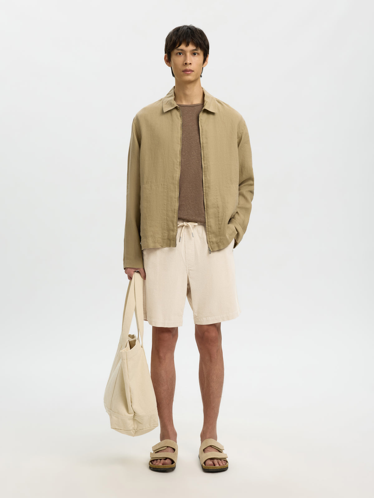 SLMREGULAR-JACE CORDUROY SHORTS NOOS