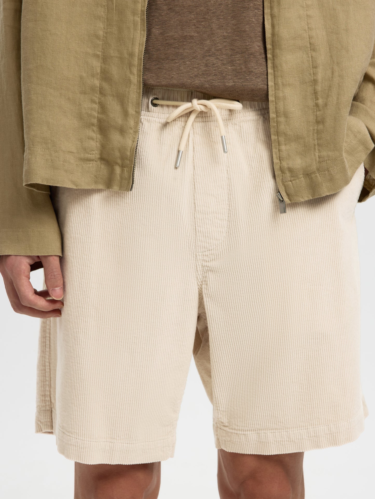 SLHREGULAR-JACE CORDUROY SHORTS NOOS