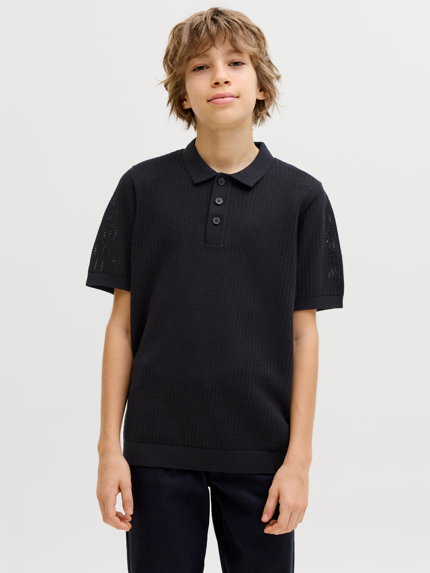 JJJESS KNIT POLO SS JNR