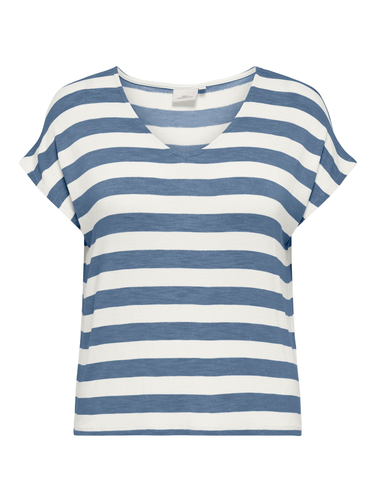 CARLIRA S/S V-NECK TOP JRS NOOS