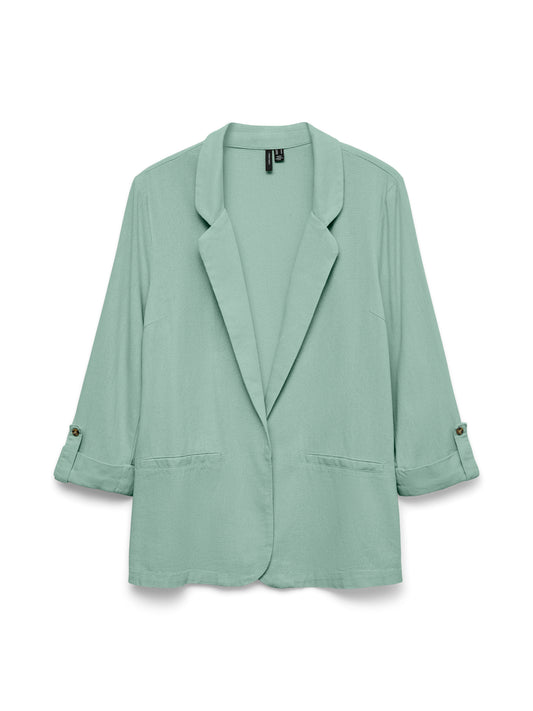 VMJESMILO LIN 3/4 LOOSE BLAZER WVN NOOS