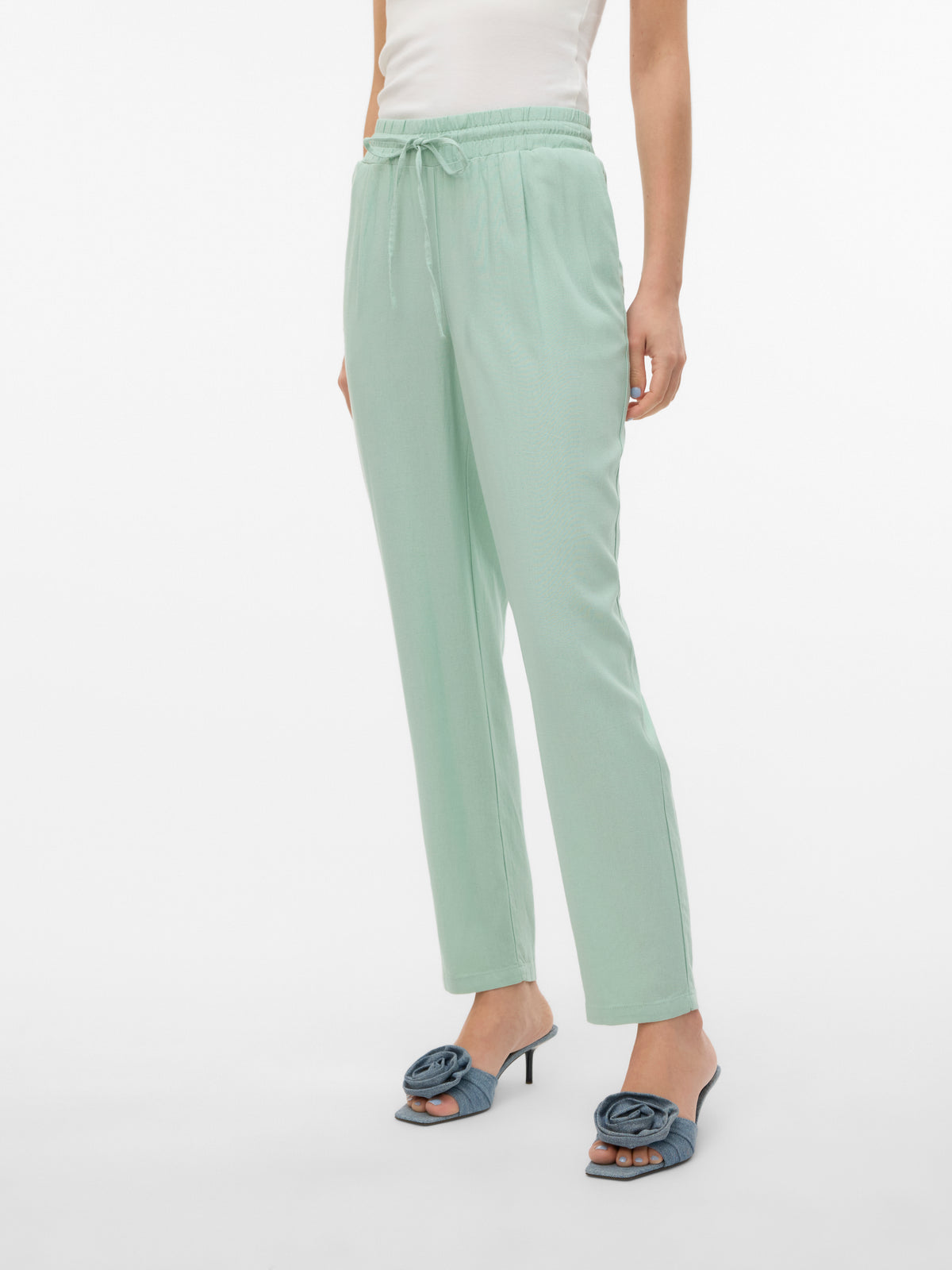 VMJESMILO LIN MW ANKLE PANTS WVN NOOS