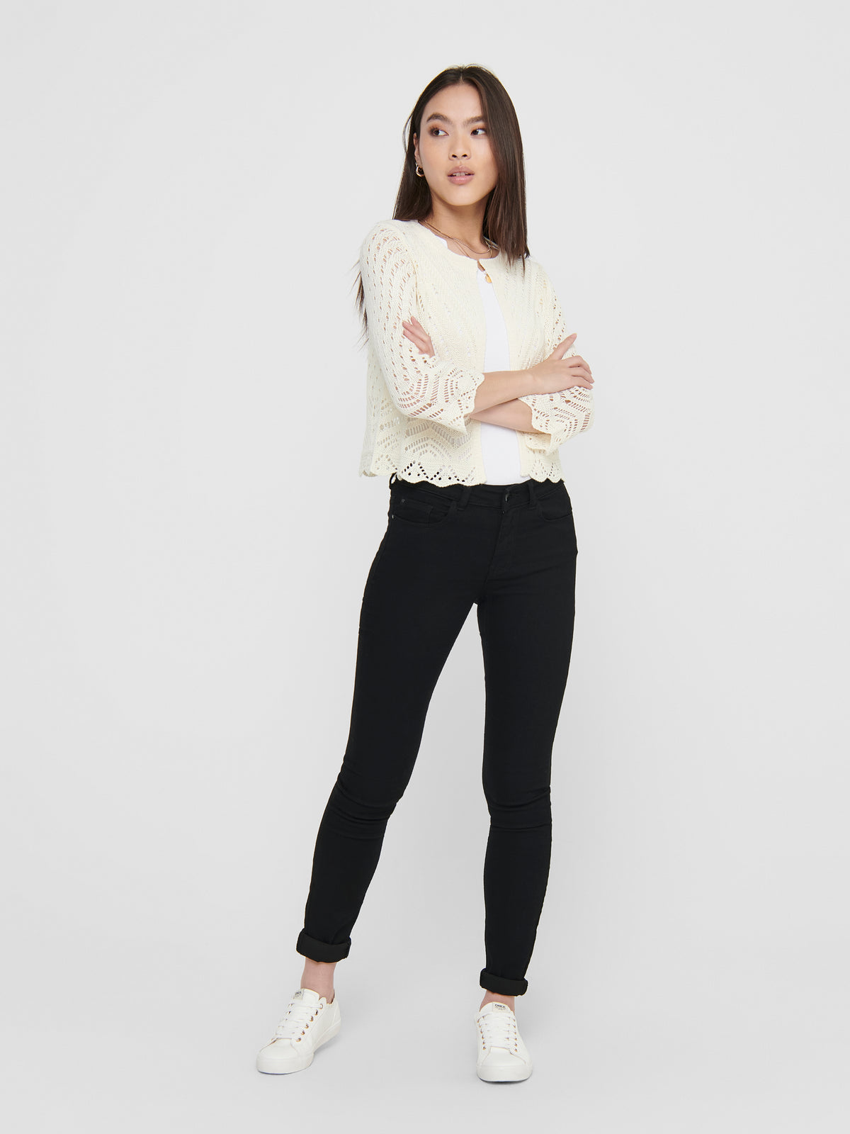 JDYSUN 3/4 CROPPED CARDIGAN KNT NOOS