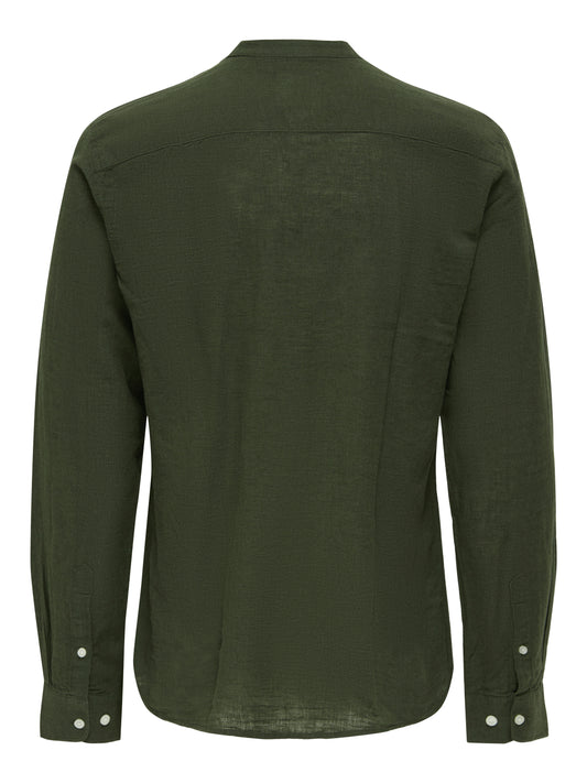 ONSCAIDEN LIFE LS LINEN BLEND MAO NOOS