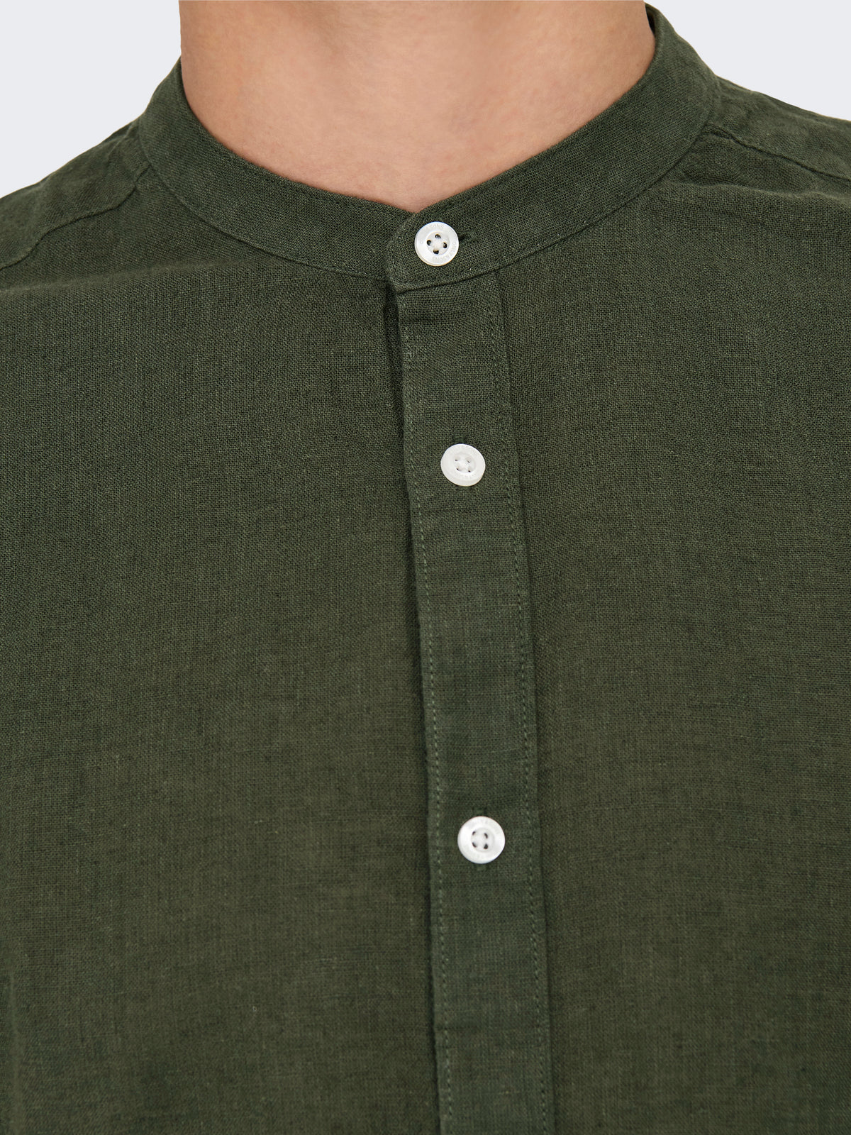 ONSCAIDEN LIFE LS LINEN BLEND MAO NOOS
