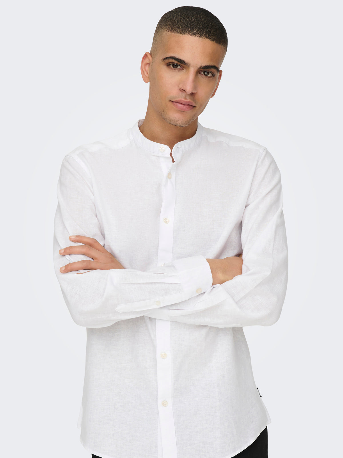 ONSCAIDEN LIFE LS LINEN BLEND MAO NOOS