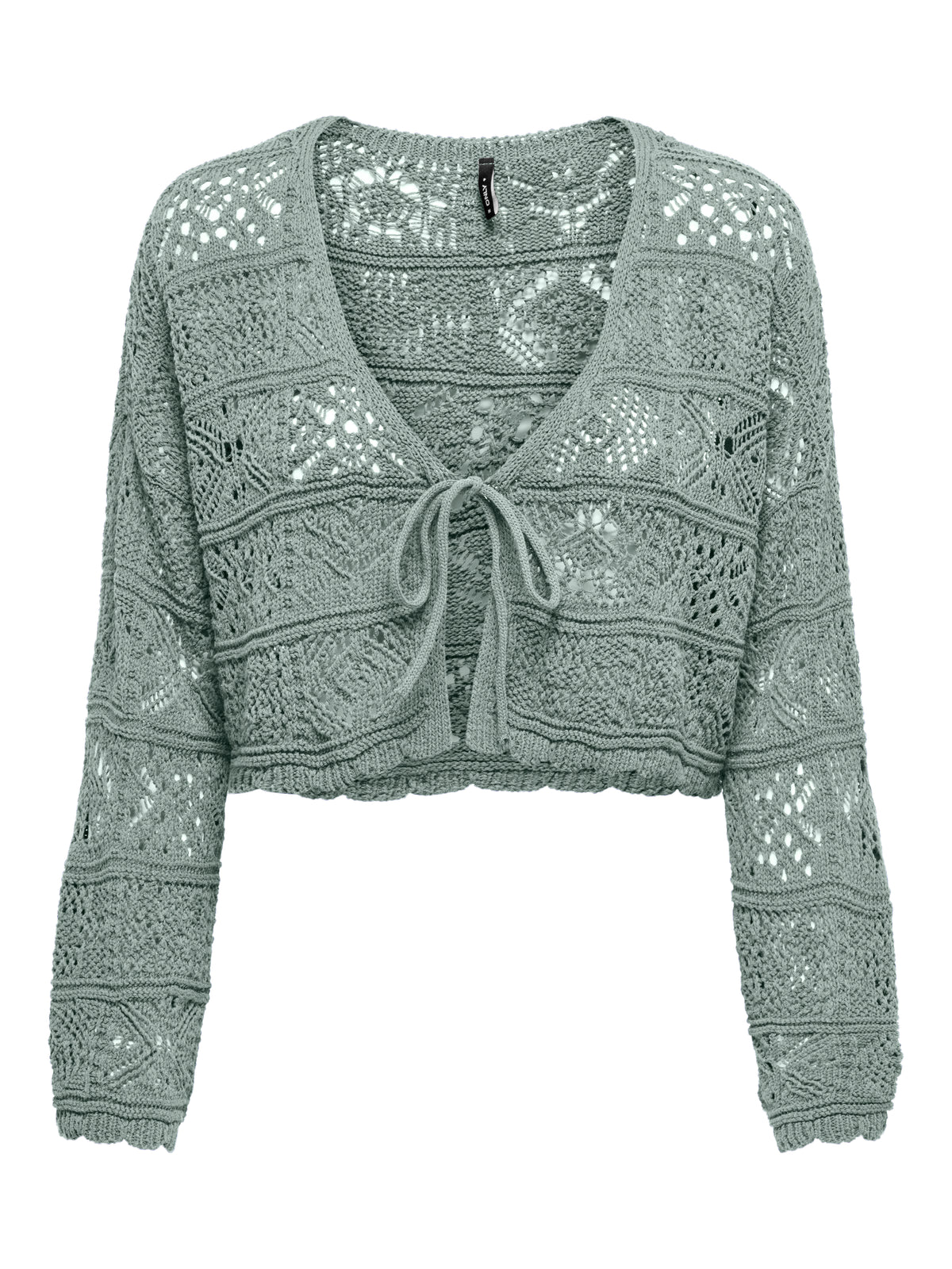 ONLBEACH 7/8 TIE CARDIGAN KNT NOOS