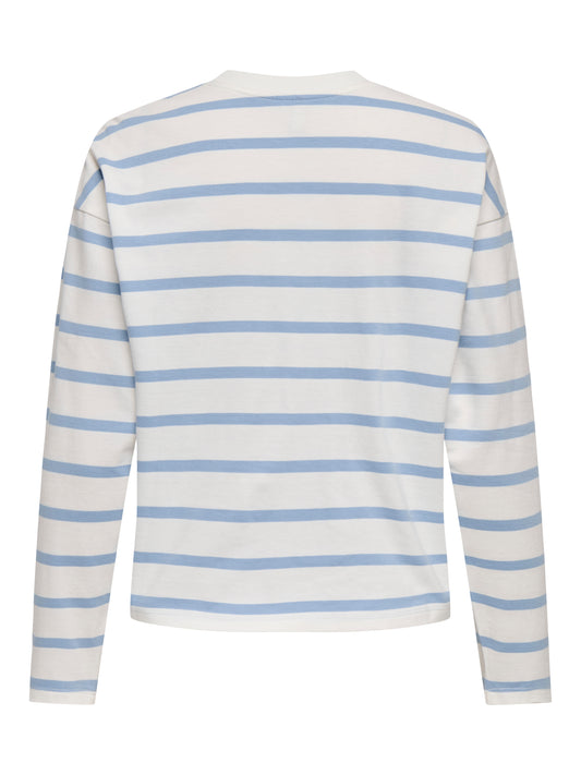 ONLSOPH L/S STRIPE TOP JRS