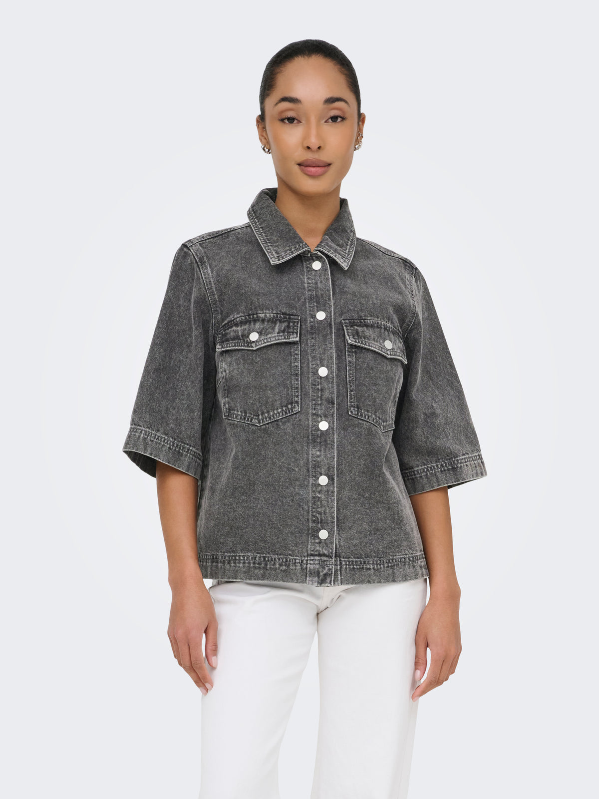 ONLBELLE S/S SHIRT DNM GUA NOOS