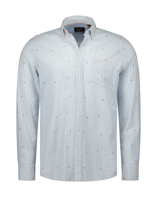 SHIRT LONG SLEEVE, LIGHT BLUE