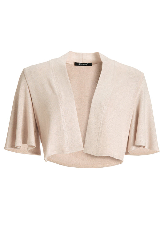 Jersey Bolero mit weiten Ärmeln