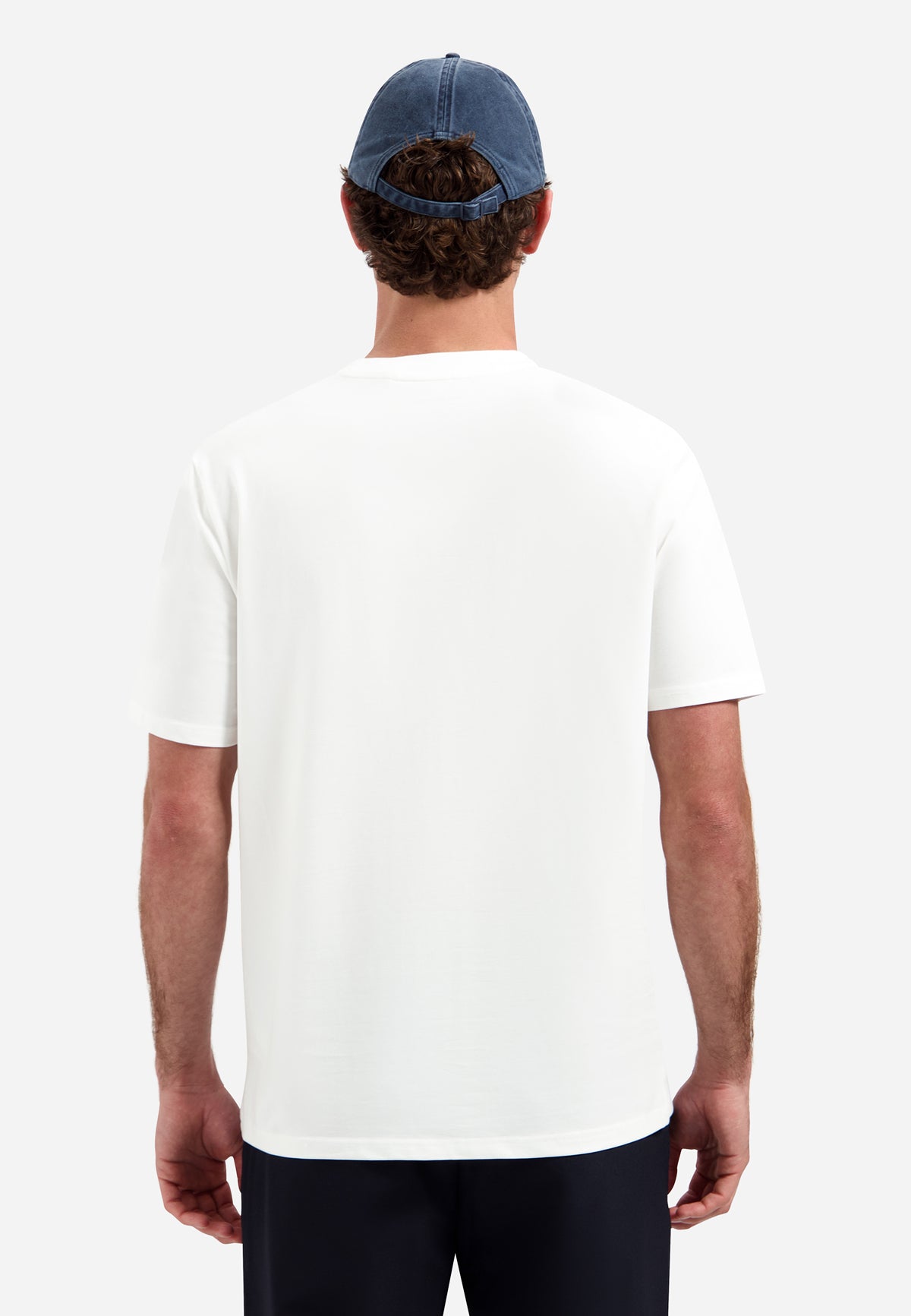 T-Shirt Crewneck Solid Basic Stretch