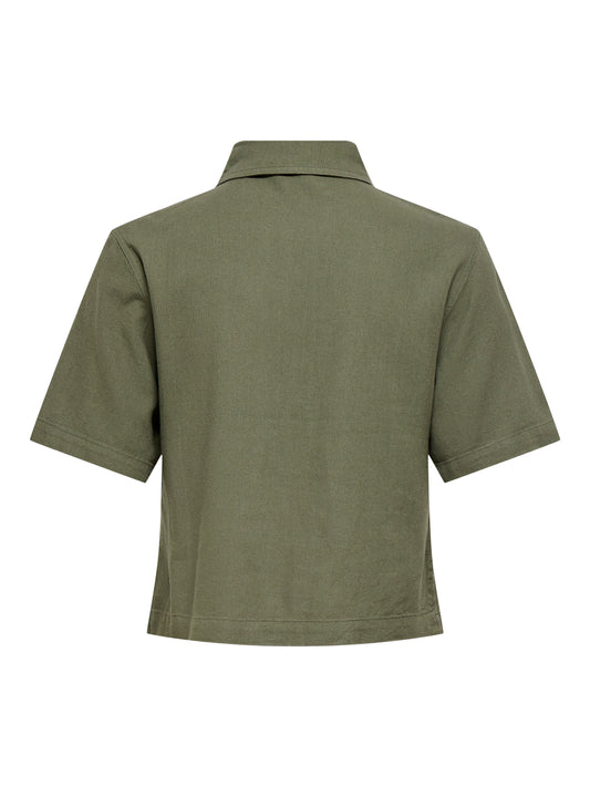 ONLGOA S/S LINEN BL SHIRT CC PNT