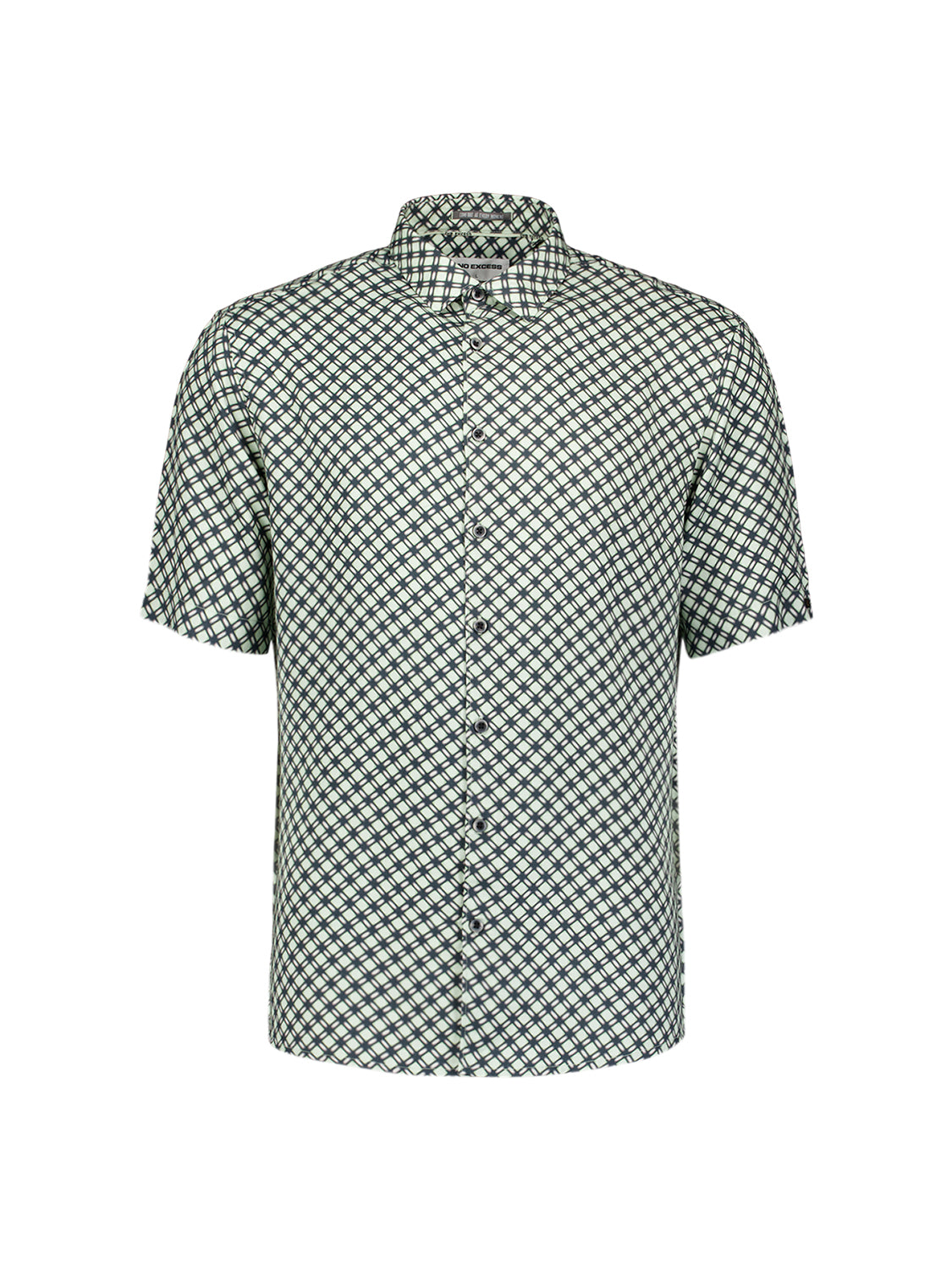 Shirt Short Sleeve Stretch Allover Printed