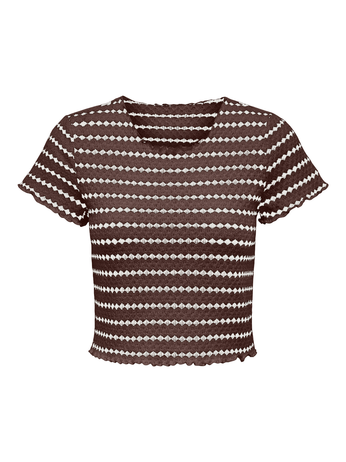ONLEVA STRIPE S/S TOP CS JRS
