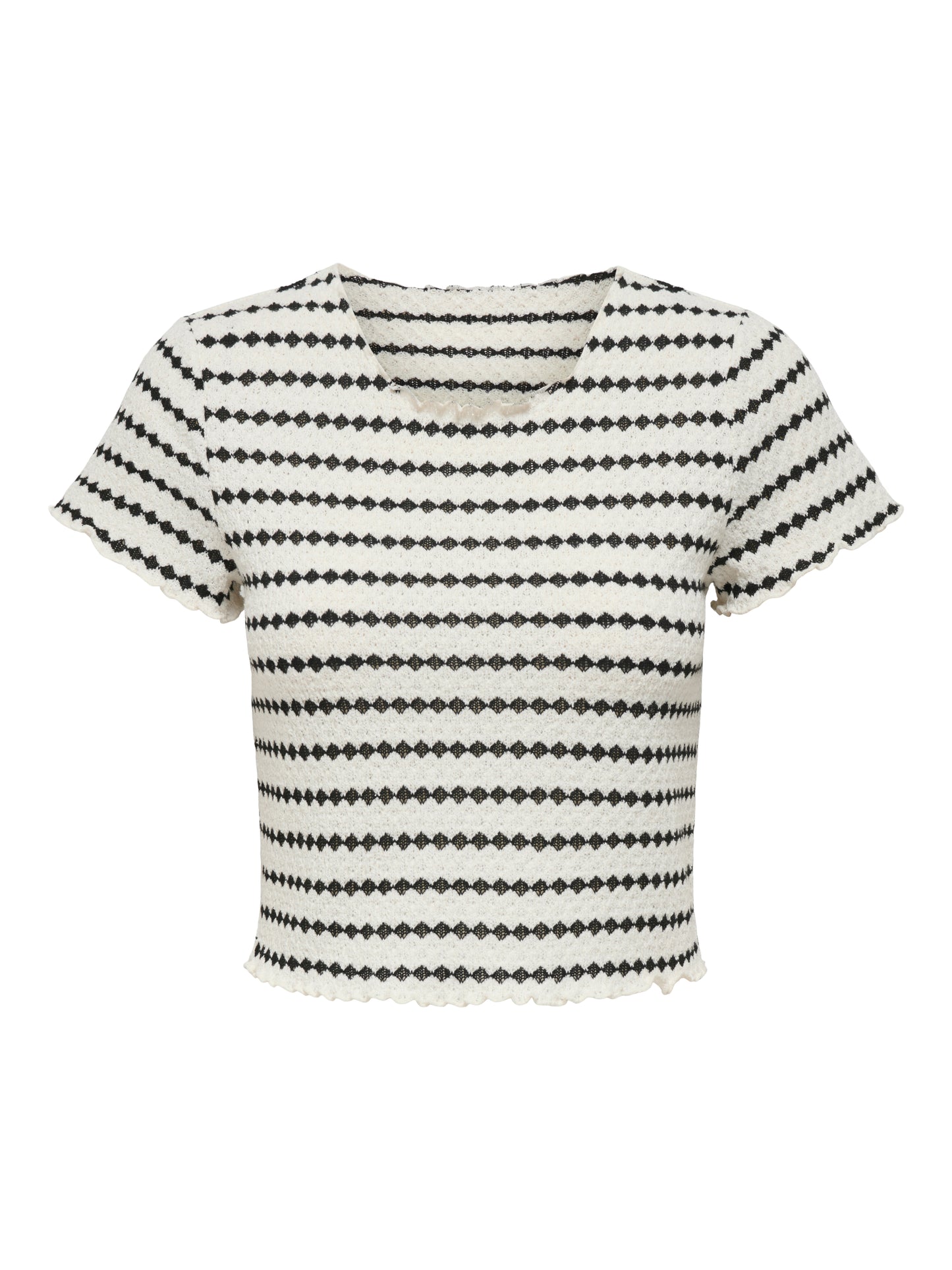 ONLEVA STRIPE S/S TOP CS JRS