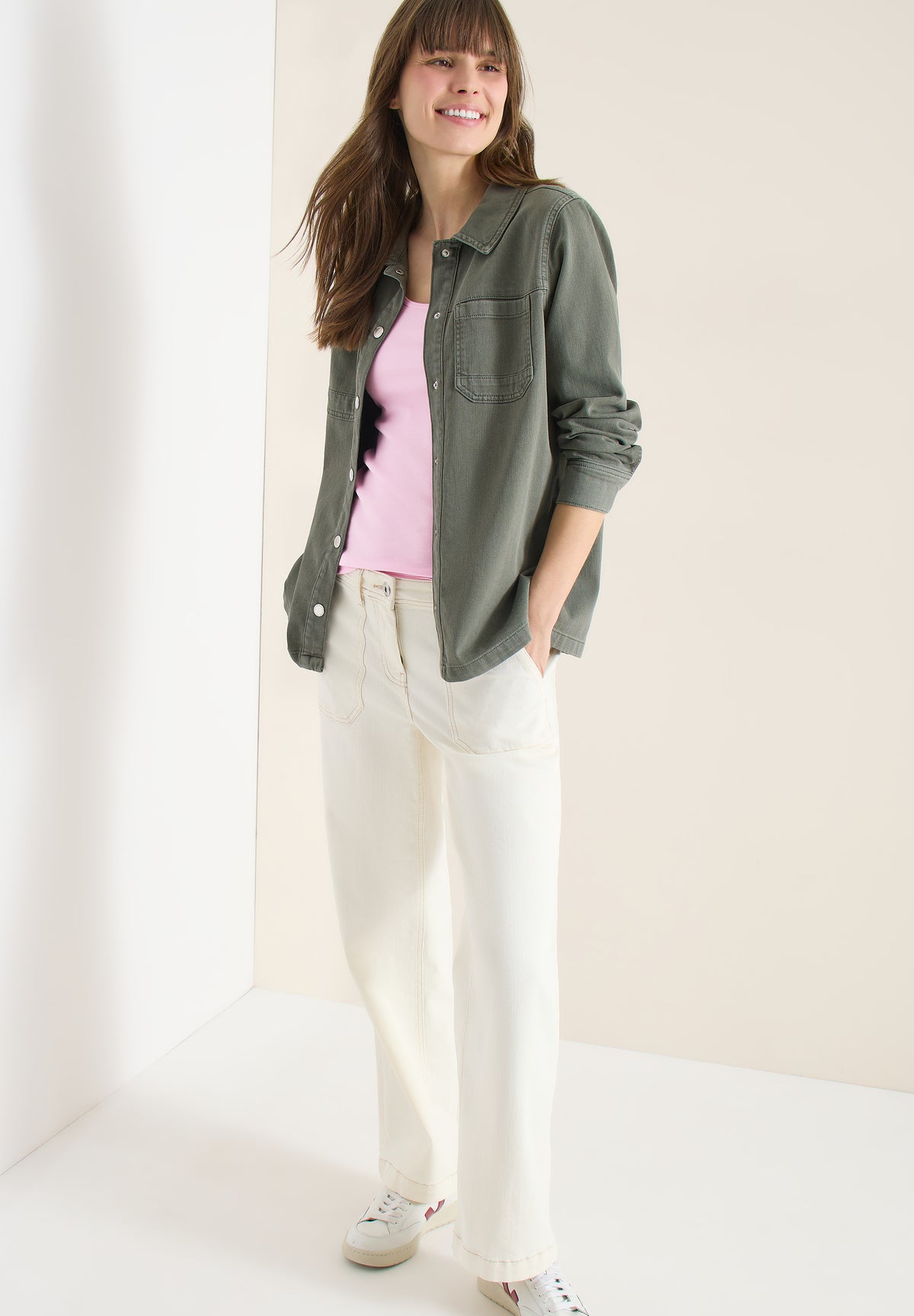 Basic Top aus reiner Baumwolle