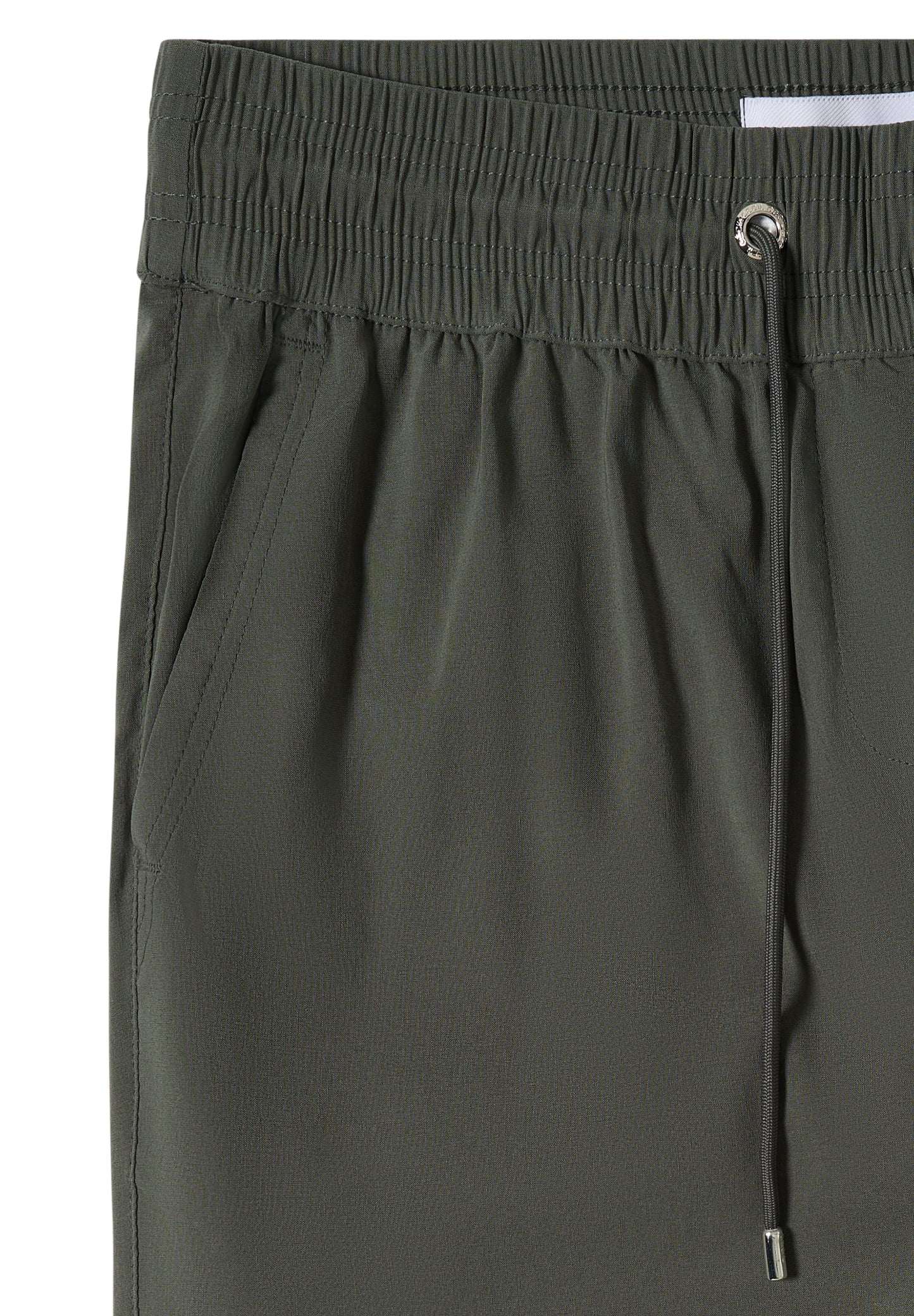 Mid Waist Slim Leg Hose im Casual Fit