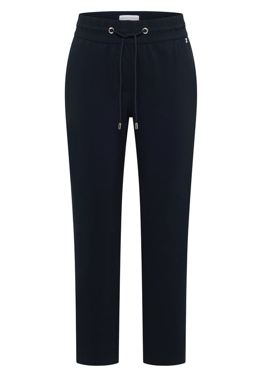 Mid Waist Slim Leg Hose im Casual Fit