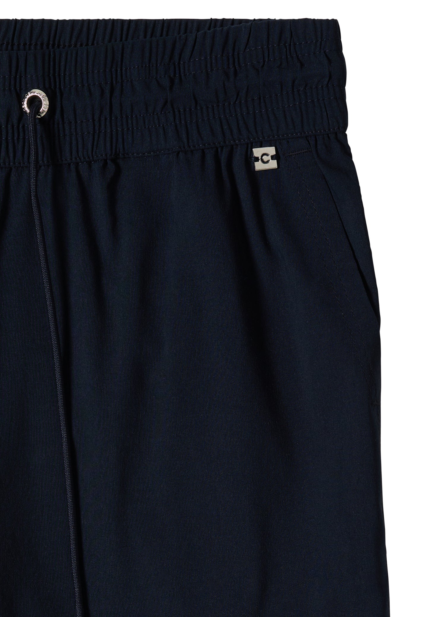 Mid Waist Slim Leg Hose im Casual Fit