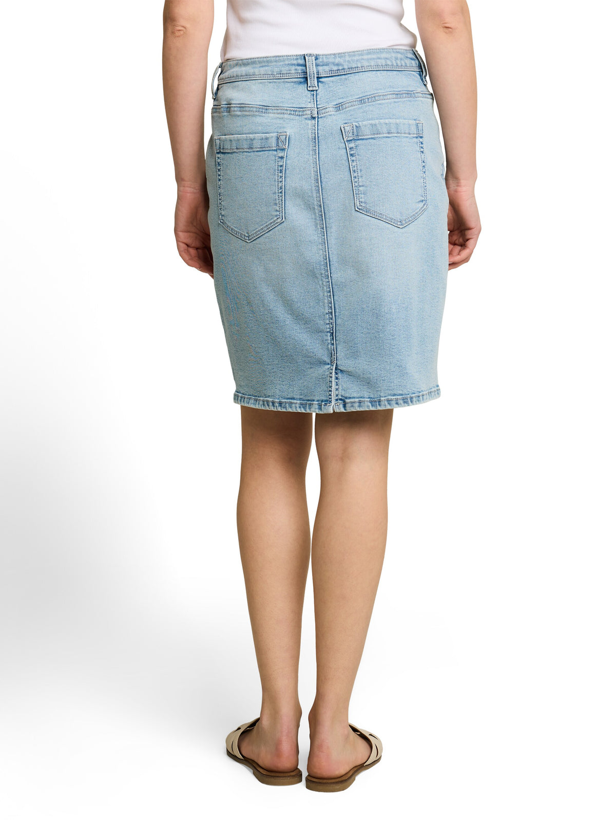 Jeansrock mit Kordelzug