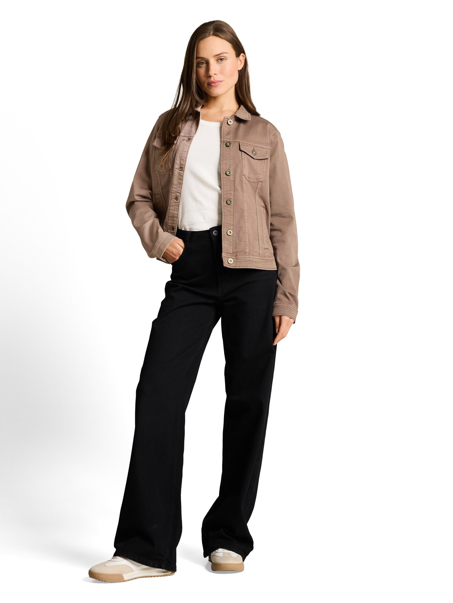 Jeansjacke mit Eingriffstaschen