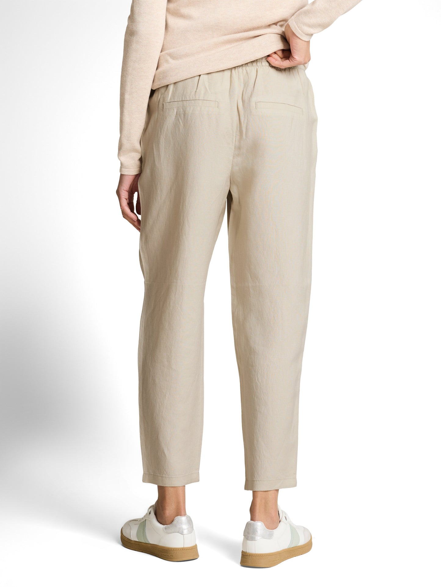 Loose Fit Hose mit Leinenanteil